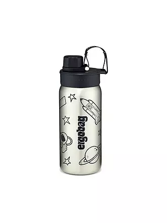 ERGOBAG | Edelstahl Trinkflasche 0,5L Black | 
